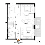Appartement Lieblingsplatz - Kueste33 5 Tossens