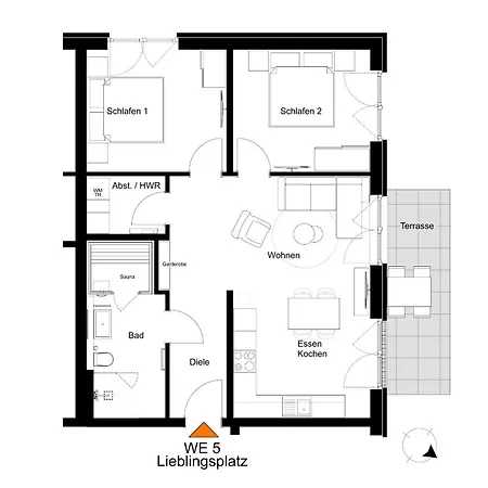 Lägenhet Lieblingsplatz - Kueste33 5 Tossens